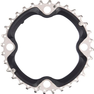 Plateau externe Shimano SLX FCM670 10 vitesses - Noir - Chain Guard Type, Noir