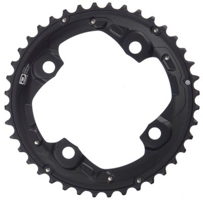 Double Plateau Shimano SLX FCM675 10 vitesses - Noir - For 38.24t, Noir