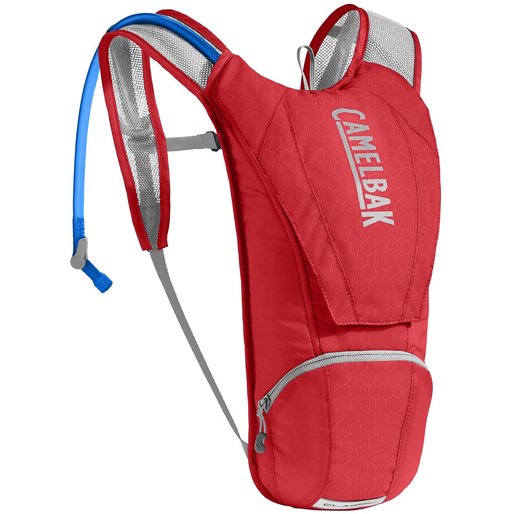 Sac d'hydratation CamelBak Classic 2,0 L - Rouge- Argent - 2L, Rouge- Argent