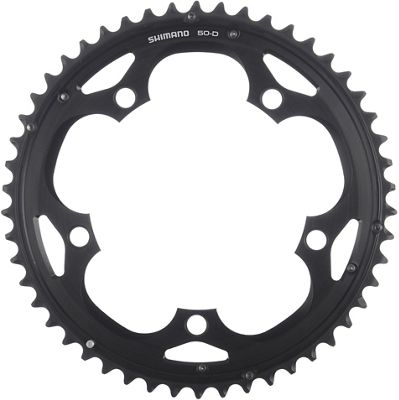 Shimano 105 5703 10 Speed Triple Road Chain Ring - Black - 74mm, Black