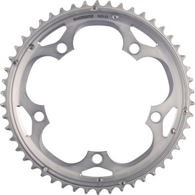 Shimano 105 5703 10 Speed Triple Road Chain Ring - Silver - 74mm, Silver