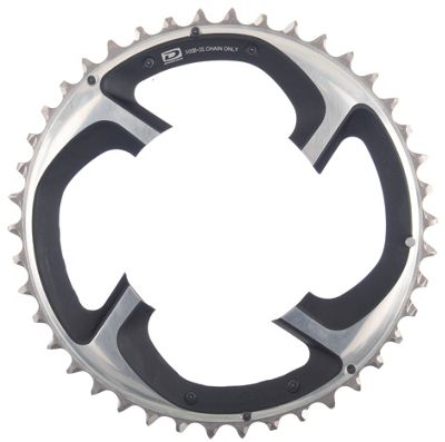 Shimano Xtr Fcm980 10 Speed Triple Chainrings Silver 4 Bolt Silver