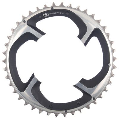 Shimano XTR M980 10 Speed Triple MTB Chain Ring - Silver - 4-Bolt, Silver