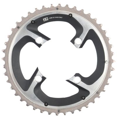 Shimano Xtr Fcm985 10 Speed Double Chainring Silver 4 Bolt Silver