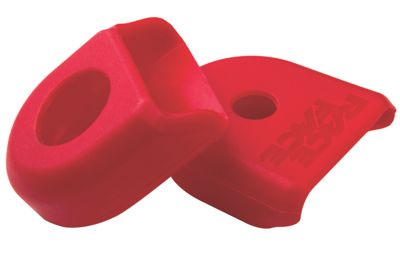 Paire de protections de manivelles Race Face - Rouge, Rouge