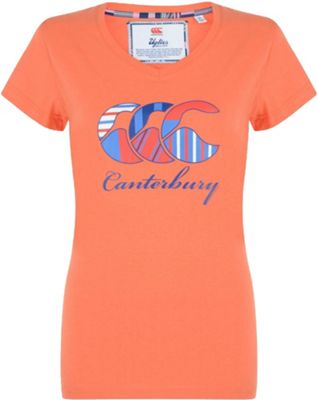 Canterbury Womens Vee Neck Tee Ss14 – Ideo