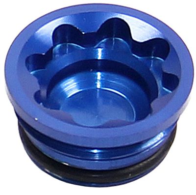 Hope Tech 3 V4 Bore Cap - Blue - Small, Blue