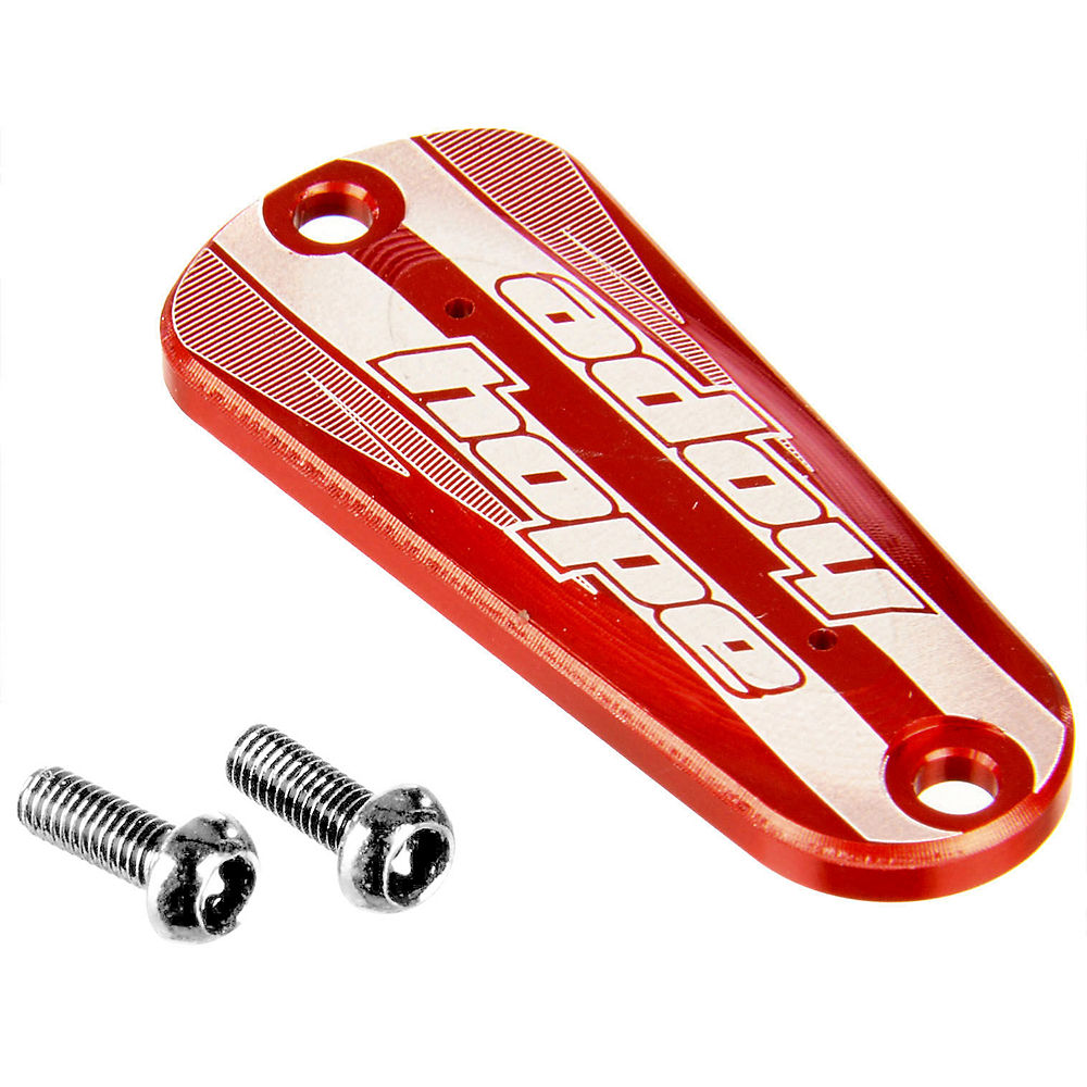 Couvercle de maître-cylindre Hope Tech 3 - Rouge, Rouge