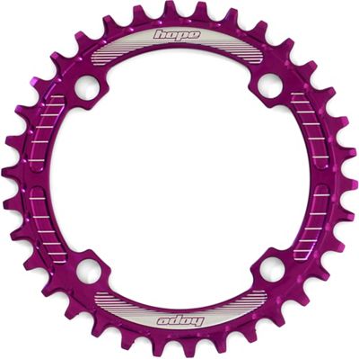 Hope Retainer Narrow Wide Chainring - Purple - 4-Bolt, Purple