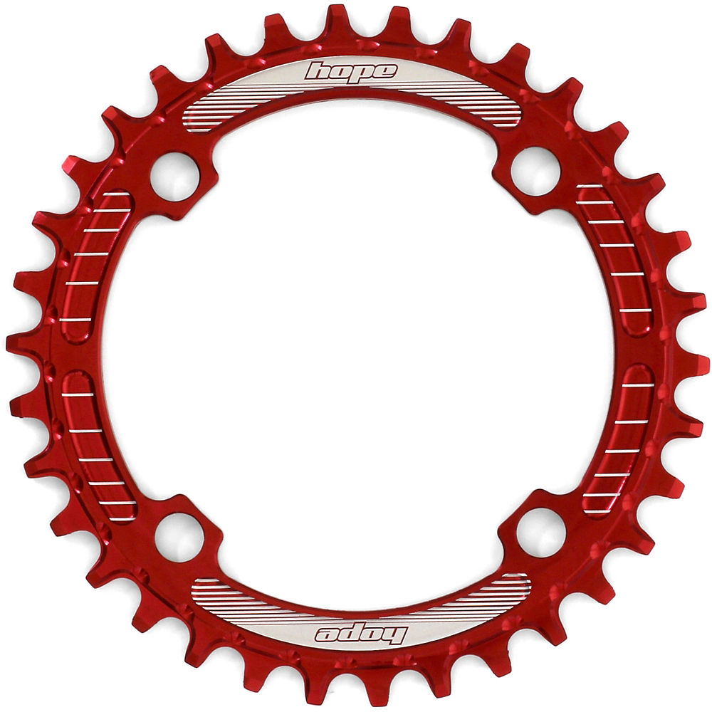 Bague de blocage Hope Retainer Narrow Wide - Rouge - 4-Bolt, Rouge