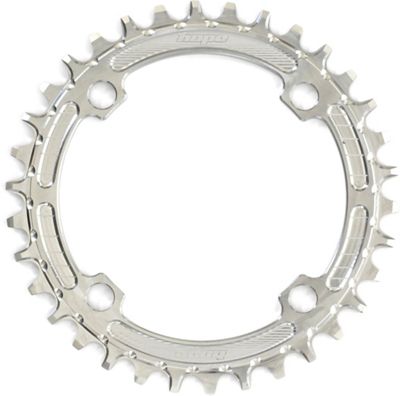 Hope Retainer Narrow Wide Chainring - Silver - 4-Bolt, Silver