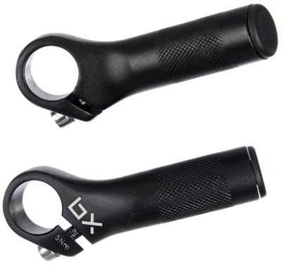 Brand-X Stubby Bar Ends - Black - Straight, Black