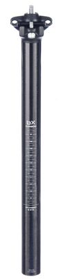Brand-X Carbon Inline Seatpost - Black - 27.2mm, Black