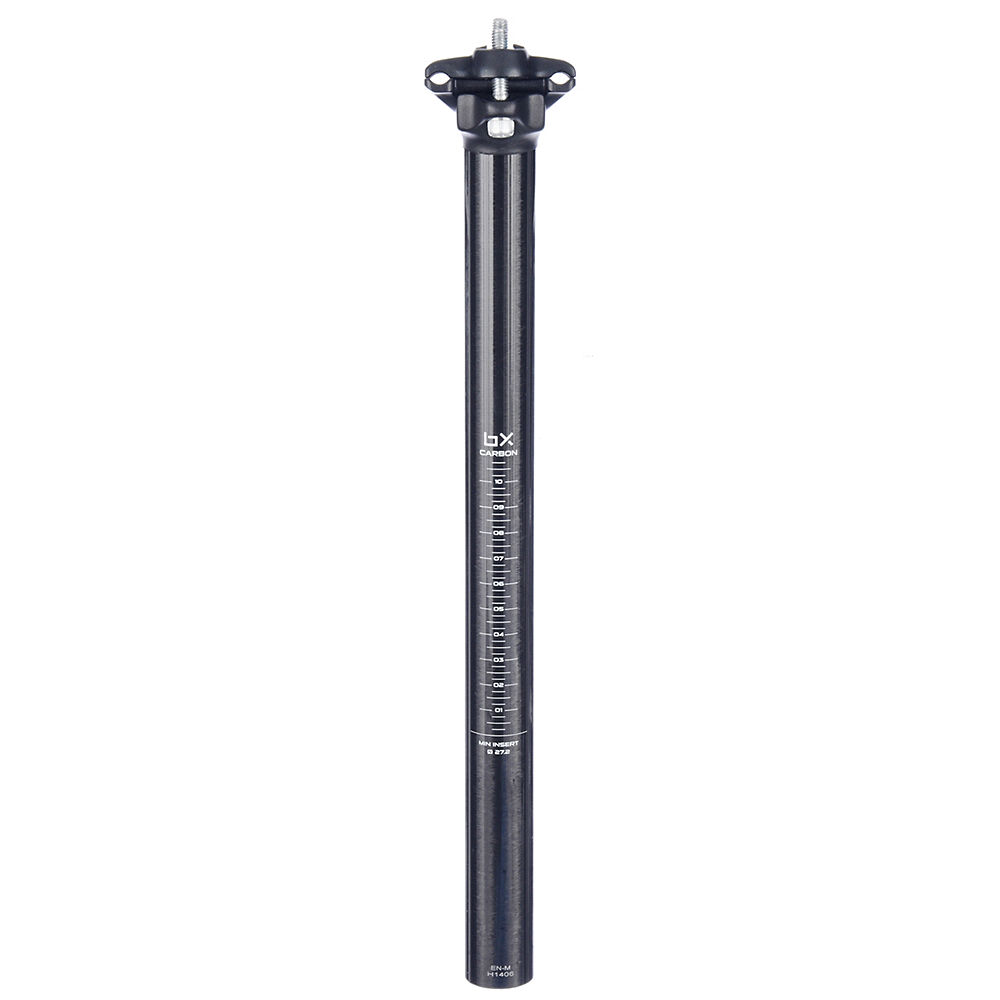 Brand-X Carbon Inline Seatpost - Black - 31.6mm, Black