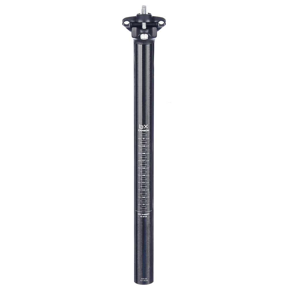 Brand-X Carbon Inline Seatpost - Black - 27.2mm, Black