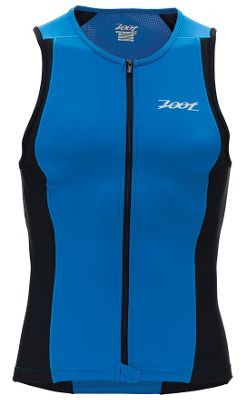 Zoot Mens Performance Full Zip Tri Tank Top 2014 | Plava
