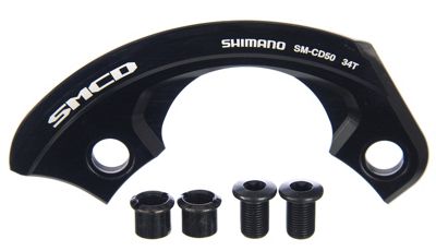 Shimano Saint CD50 Chain Guard (Without Guide) - Black - 34t, Black
