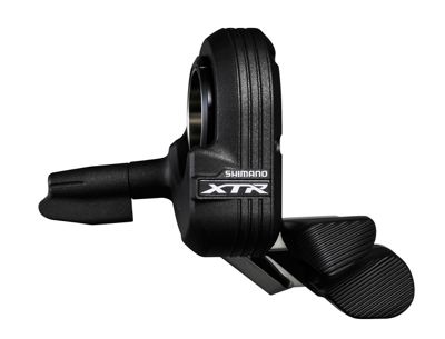 Shimano XTR Di2 M9050 11 Speed MTB Gear Shifter - Black - Front}, Black