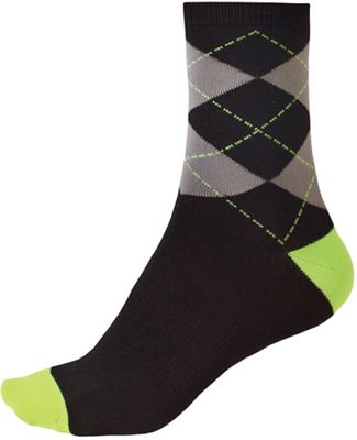 Calze Argyll - Ultramarine - Endura  2017 - verde alta visibilità - S/M, verde alta visibilità