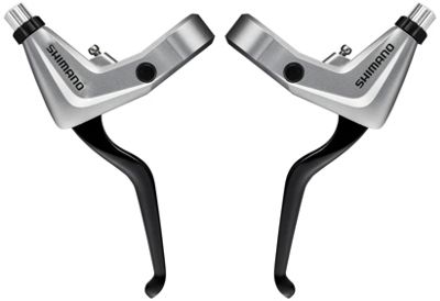 Shimano Alivio T4000 Trekking V-Brake Levers - Silver - Pair, Silver