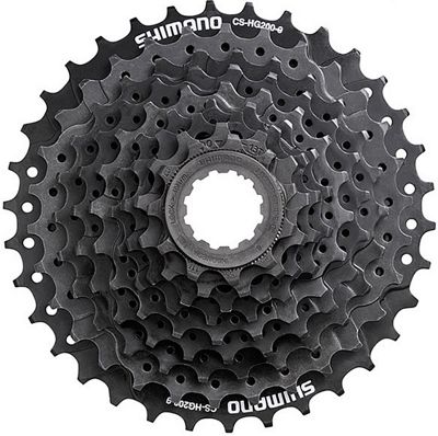 Shimano Acera HG200 9 Speed MTB Cassette - Black - 11-36t}, Black