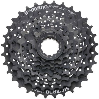 Shimano Altus HG31 8 Speed MTB Cassette - Black - 11-34t}, Black