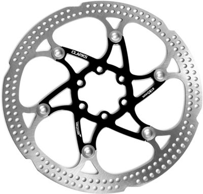 Clarks CFR-10FA Floating Disc Brake Rotor - Black - 160mm}, Black