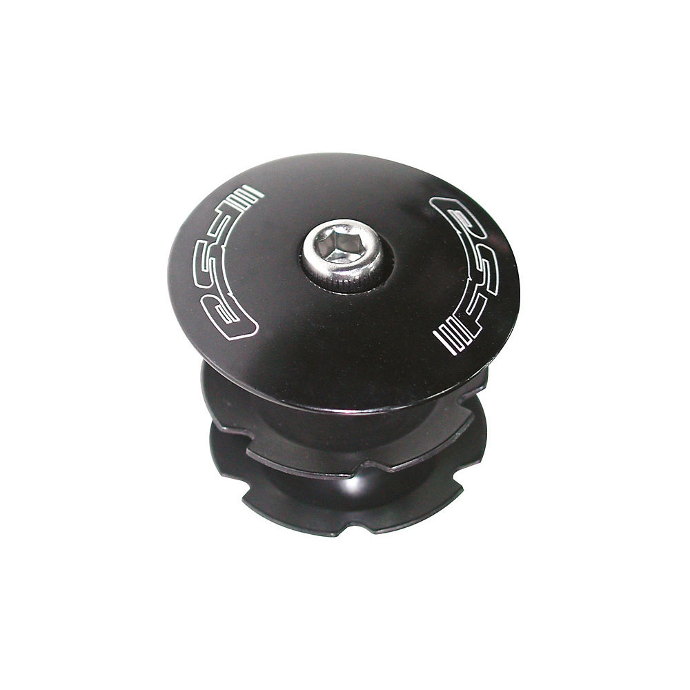 FSA Star Nut and Top Cap - Black - Silver Bolt}, Black