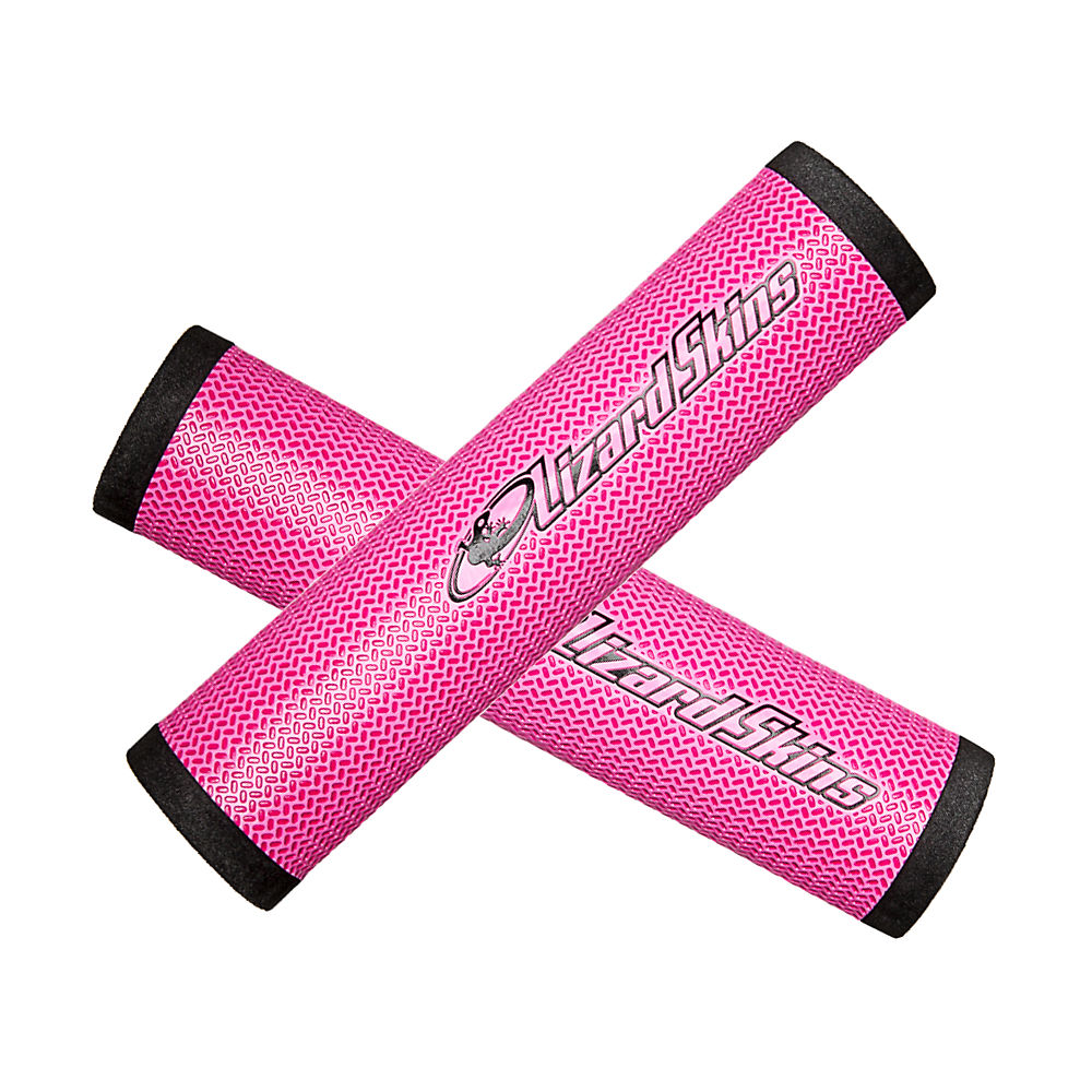 Poignées VTT Lizard Skins DSP Grips 32.3mm - Rose - 130mm, Rose