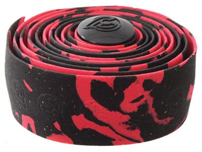 Cinelli Macro Splash Cork Bar Tape - Red - Black, Red - Black