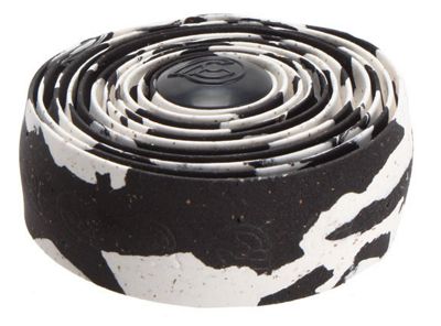 Cinelli Macro Splash Cork Bar Tape - White - Black, White - Black