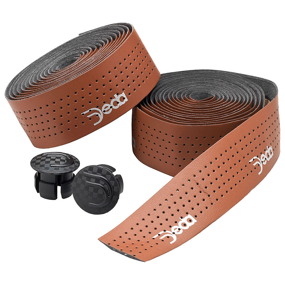 Deda Elementi Leather Look Handlebar Tape - Brown, Brown