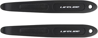LifeLine Plastic Tyre Levers Set (Long) - Black - One Size}, Black