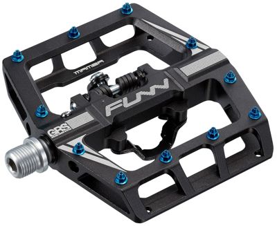 Funn Mamba One Side Clip Mountain Bike Pedals - Black, Black