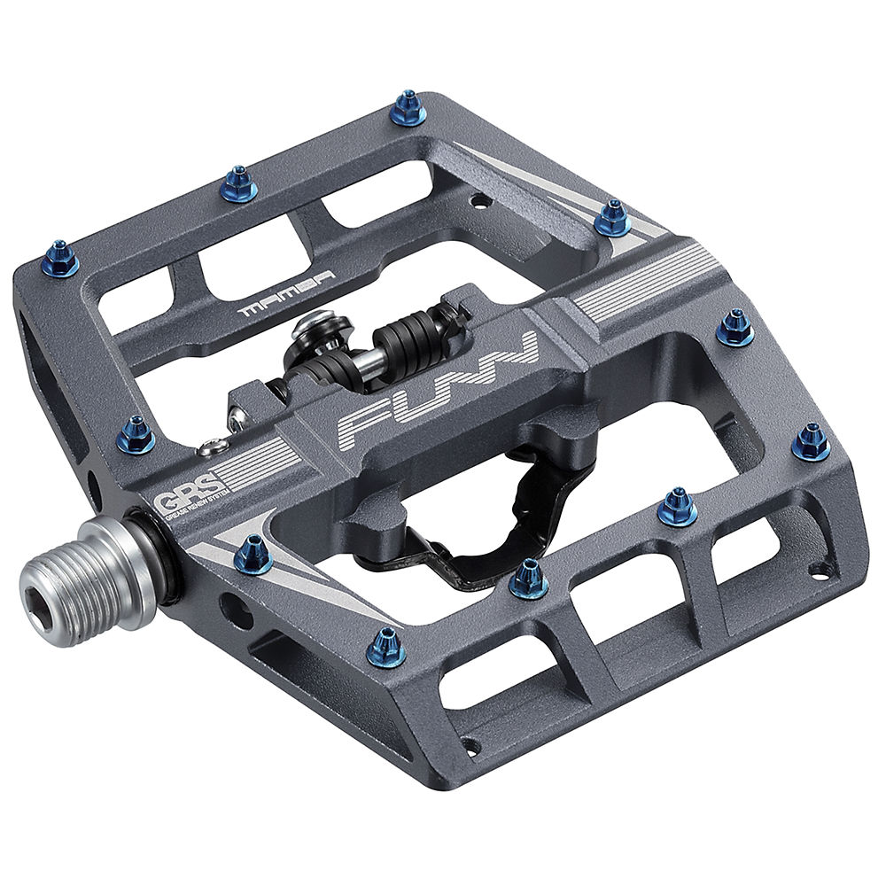 Pédales VTT automatiques Funn Mamba One Side Clip - Gris, Gris