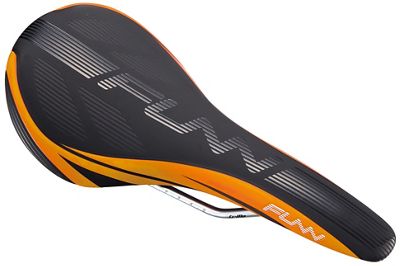 Funn Adlib Saddle - Black - Orange - 132mm Wide, Black - Orange