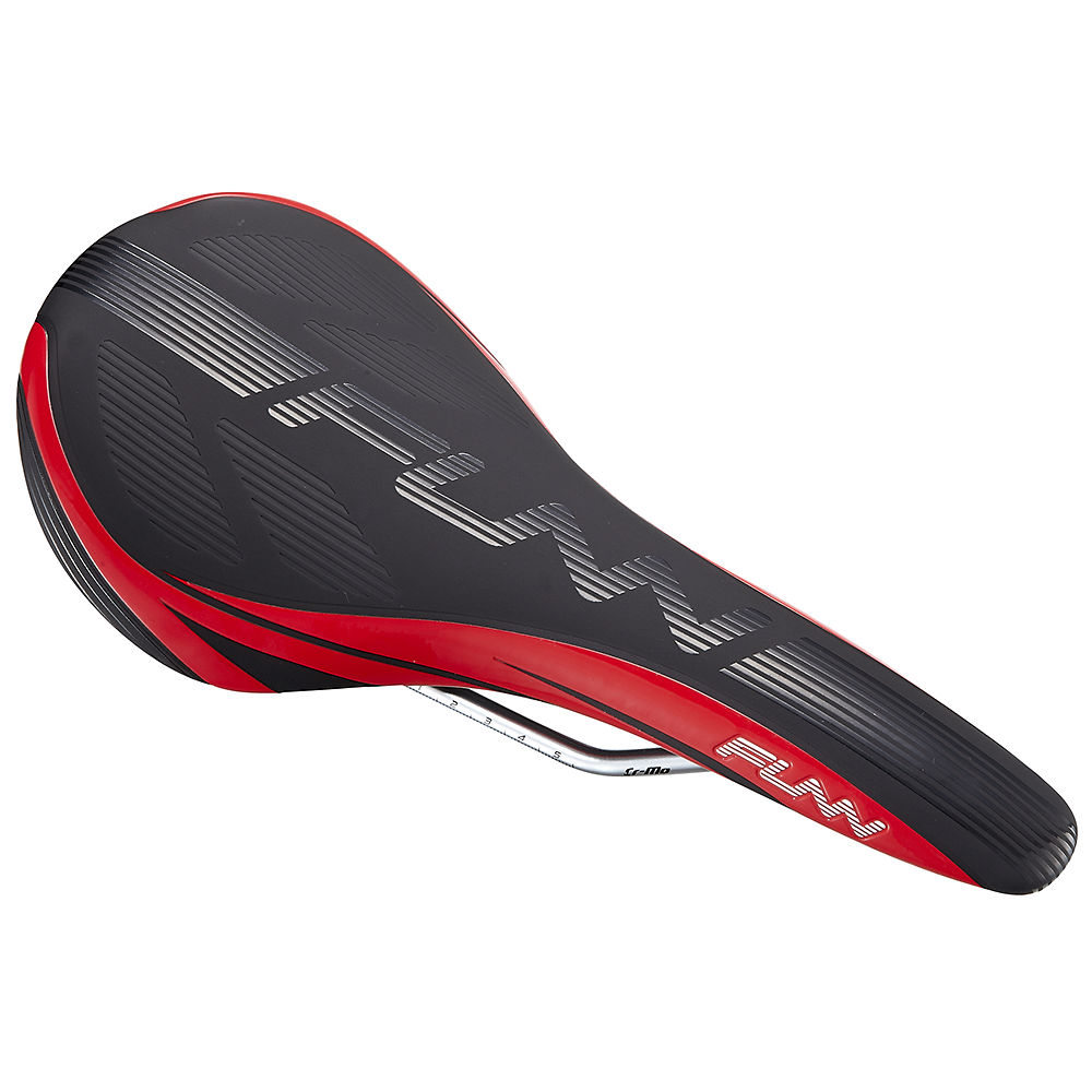 Selle VTT/Route Funn Adlib - Noir - Rouge - 132mm Wide, Noir - Rouge