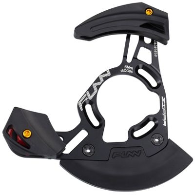 Funn Zippa Downhill Chain Guide - Black - ISCG05 - BB Mount, Black