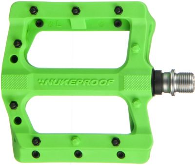 Nukeproof Neutron EVO Flat Pedals - Green, Green