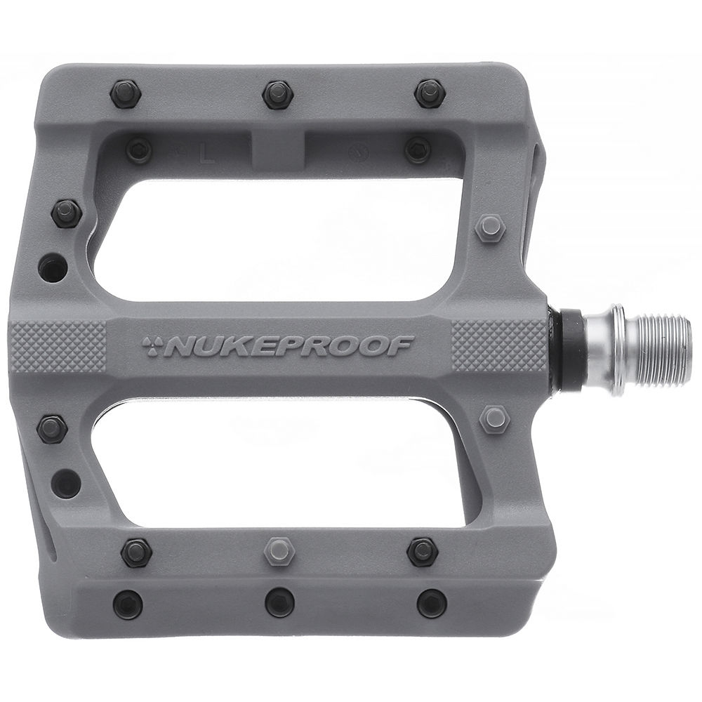 Pédales plates Nukeproof Neutron EVO (Electron EVO) - Gris, Gris