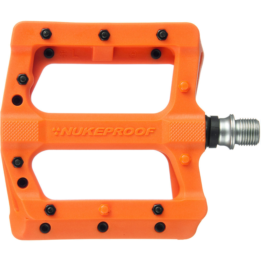Pédales plates Nukeproof Neutron EVO (Electron EVO) - Orange, Orange