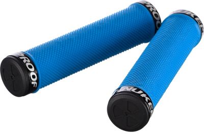 Nukeproof Neutron Knurled Lock On Grips - Blue - 142mm}, Blue