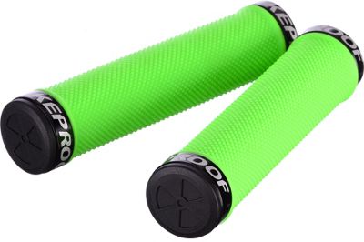 Nukeproof Neutron Knurled Lock On Grips - Green - 142mm}, Green