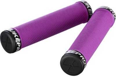 Nukeproof Neutron Knurled Lock On Grips - Purple - 142mm}, Purple