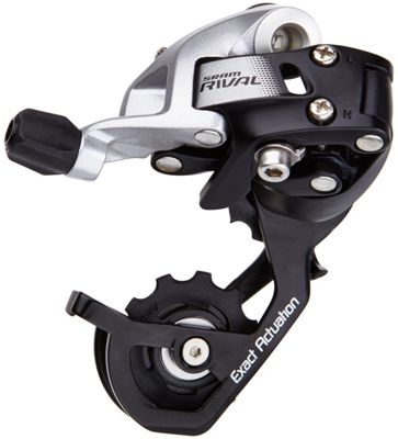 SRAM Rival 22 11sp Rear Derailleur - Black - Short Cage}, Black