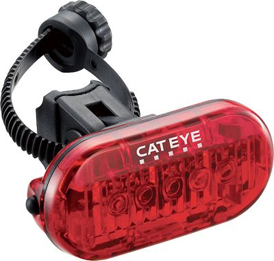 Cateye Omni 5 Rear Bike Light - Black, Black