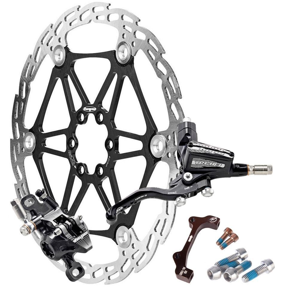 Hope Tech 3 X2 Disc Brake + Rotor Bundle