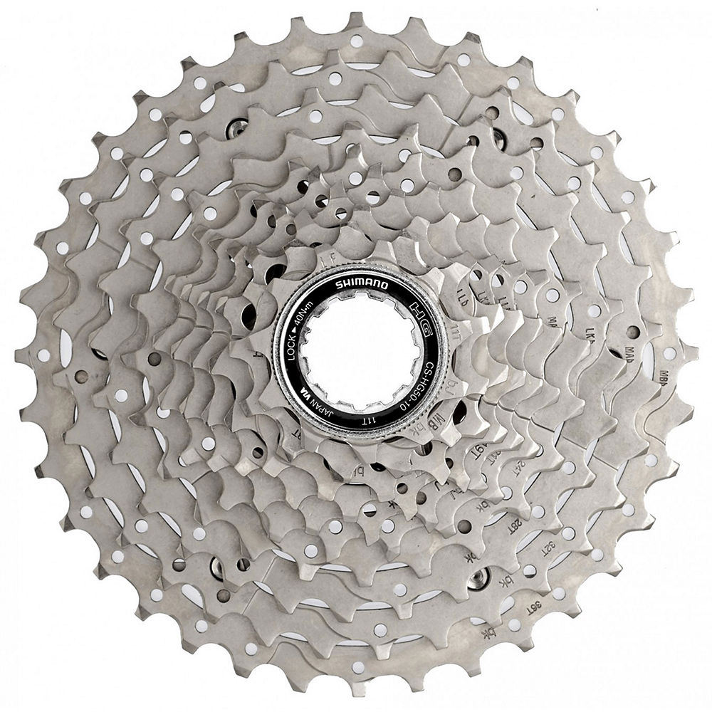 Cassette VTT 10 vitesses Shimano Deore HG50 - Argent - 11-36t, Argent