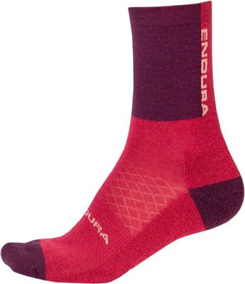 Endura Womens BaaBaa Merino Winter Socks - Aubergine - One Size}, Aubergine