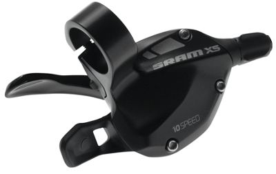 SRAM X5 10 Speed Trigger Shifter - Black - Right Hand Rear - 10sp}, Black